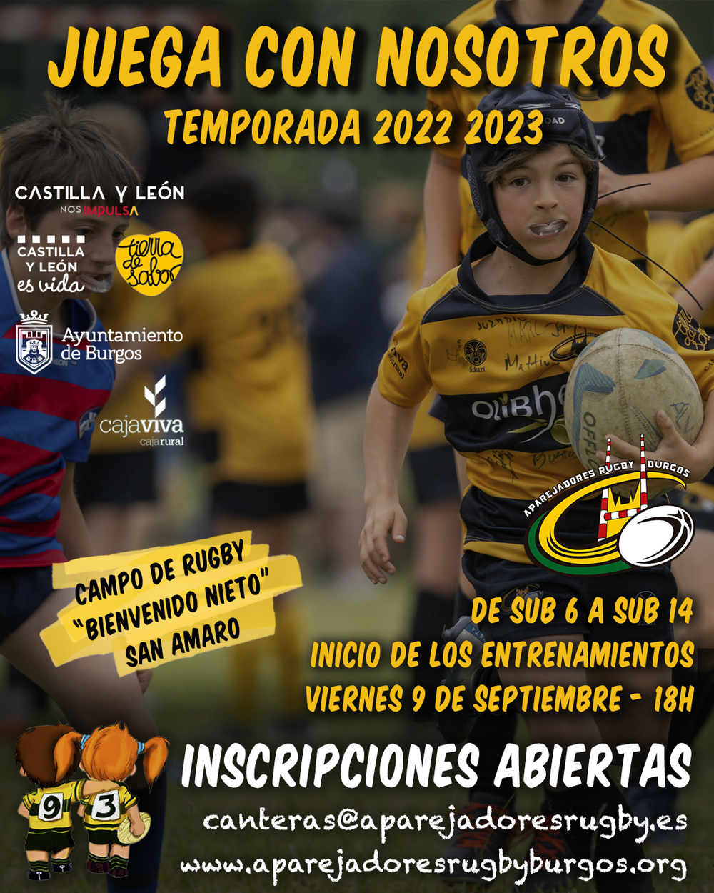 INSCRIPCIÓN CANTERA TEMPORADA 22 - 23