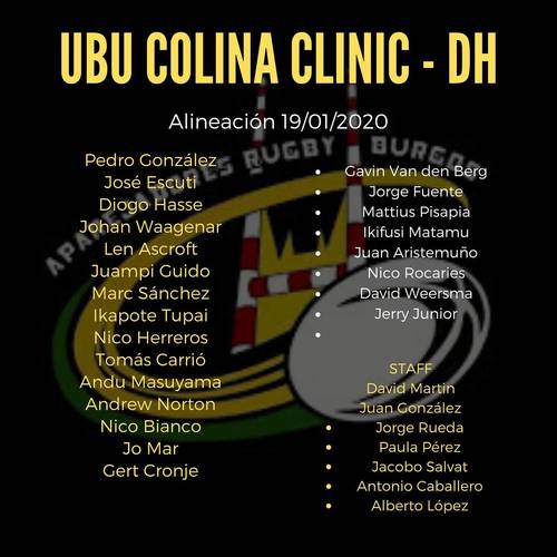 Alineaciones DH y SUB23 contra Aldro Independiente Rugby