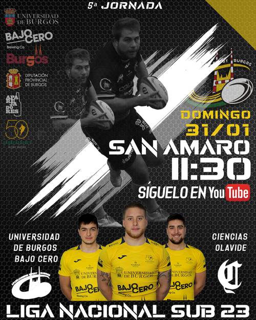 STREAMING 5ª JORNADA DE LIGA NACIONAL SUB 23 31/01/21